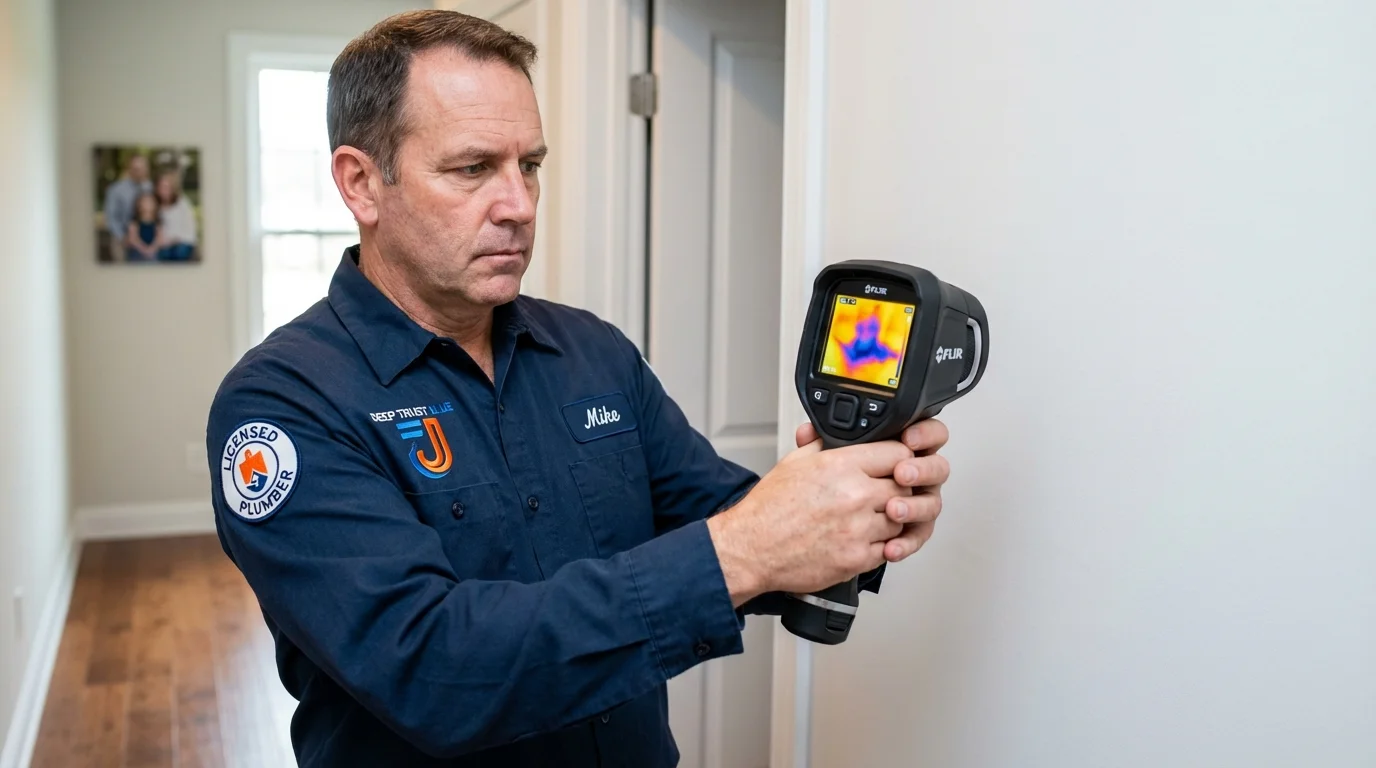 Thermal imaging leak detection by Johns Plumbing LLC in Loa